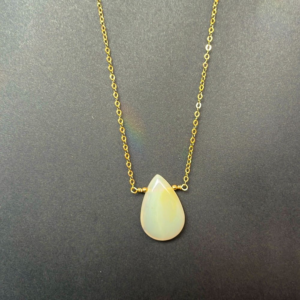 18” Gold Filled Teardrop Necklace